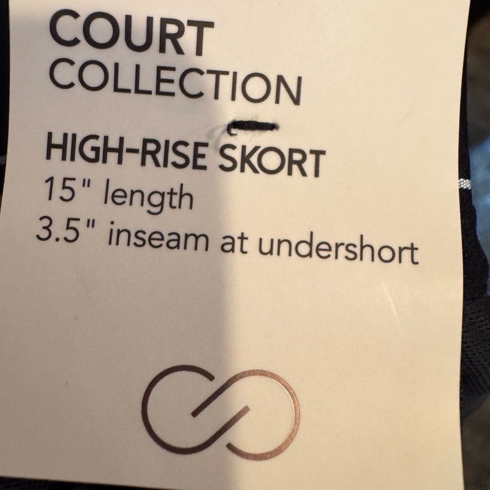 CALIA by Carrie Underwood Black Pleated “court” Tennis Skirt with Logo Waistband - Picture 3 of 6